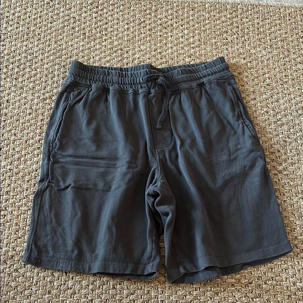 Barefoot Dreams Gray Athletic Shorts Elastic Waist